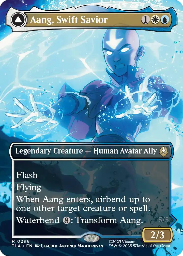 Aang, Swift Savior (298) (Borderless) [Avatar: The Last Airbender] | Exor Games Summserside