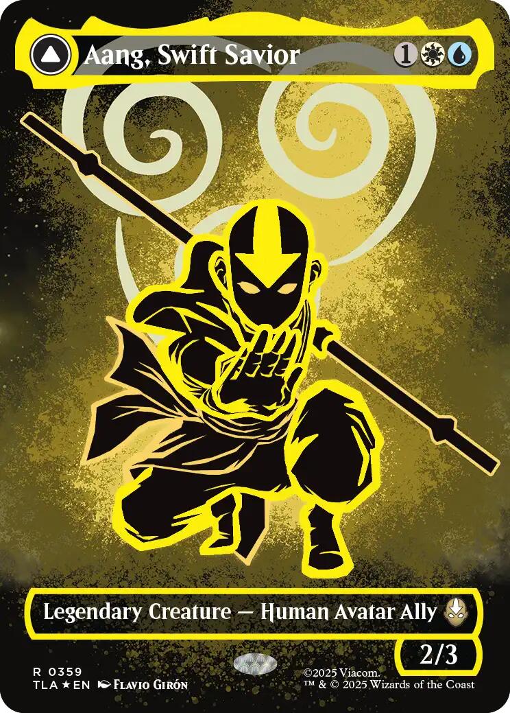 Aang, Swift Savior (359) (Borderless) [Avatar: The Last Airbender] | Exor Games Summserside