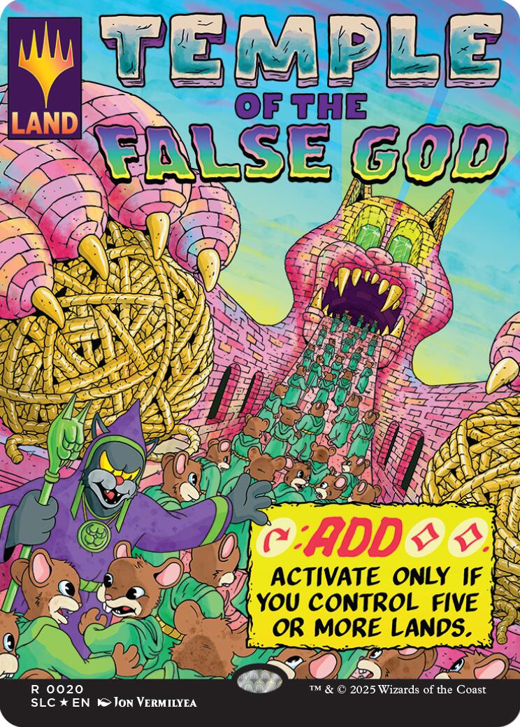 Temple of the False God (Halo Foil) [Secret Lair Countdown Kit] | Exor Games Summserside