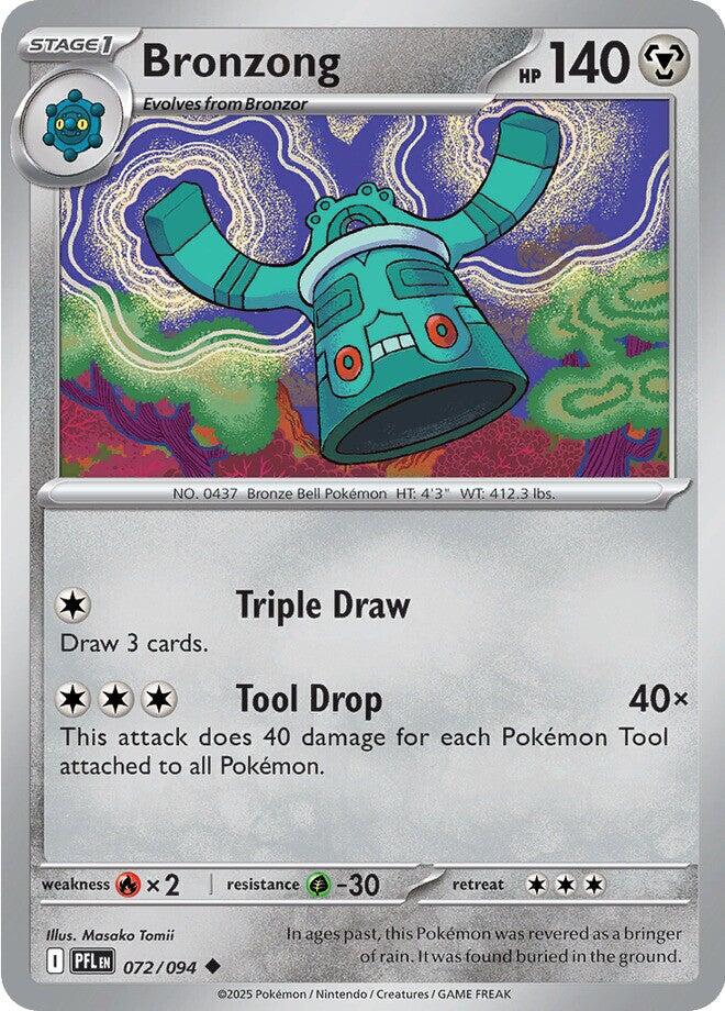 Bronzong (072/094) [Mega Evolution: Phantasmal Flames] | Exor Games Summserside