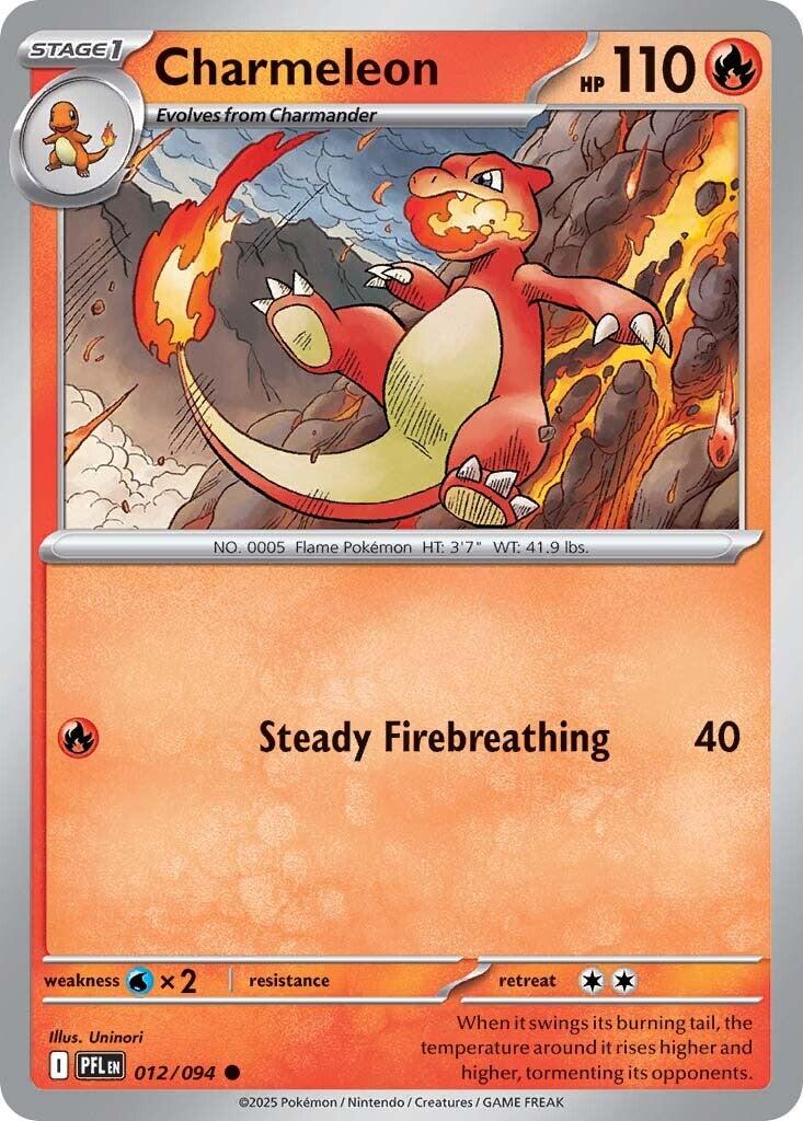 Charmeleon (012/094) [Mega Evolution: Phantasmal Flames] | Exor Games Summserside