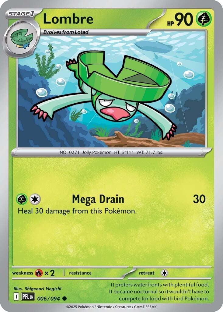 Lombre (006/094) [Mega Evolution: Phantasmal Flames] | Exor Games Summserside