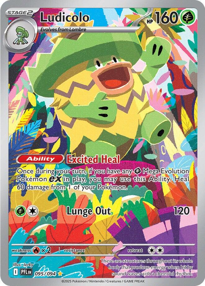 Ludicolo (095/094) [Mega Evolution: Phantasmal Flames] | Exor Games Summserside