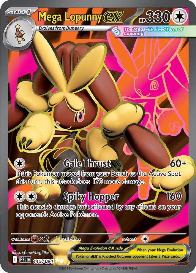 Mega Lopunny ex (115/094) [Mega Evolution: Phantasmal Flames] | Exor Games Summserside
