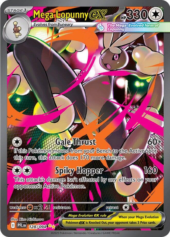 Mega Lopunny ex (128/094) [Mega Evolution: Phantasmal Flames] | Exor Games Summserside