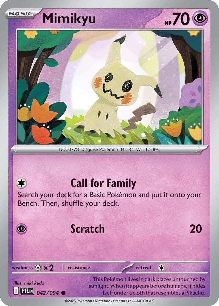 Mimikyu (042/094) [Mega Evolution: Phantasmal Flames] | Exor Games Summserside