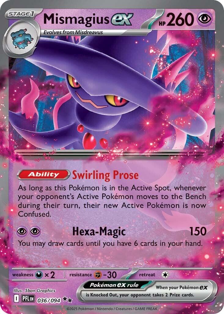 Mismagius ex (036/094) [Mega Evolution: Phantasmal Flames] | Exor Games Summserside