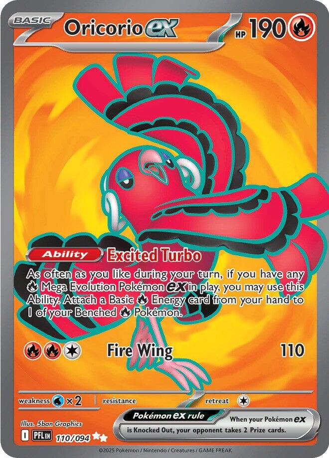 Oricorio ex (110/094) [Mega Evolution: Phantasmal Flames] | Exor Games Summserside