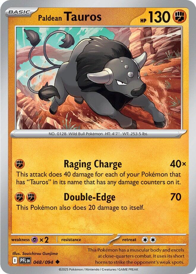 Paldean Tauros (048/094) [Mega Evolution: Phantasmal Flames] | Exor Games Summserside
