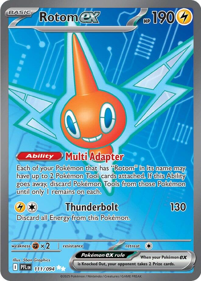 Rotom ex (111/094) [Mega Evolution: Phantasmal Flames] | Exor Games Summserside