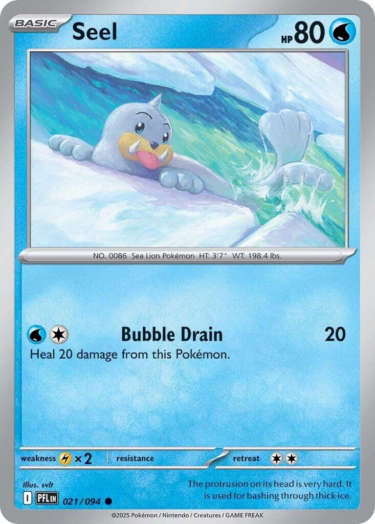 Seel (021/094) [Mega Evolution: Phantasmal Flames] | Exor Games Summserside