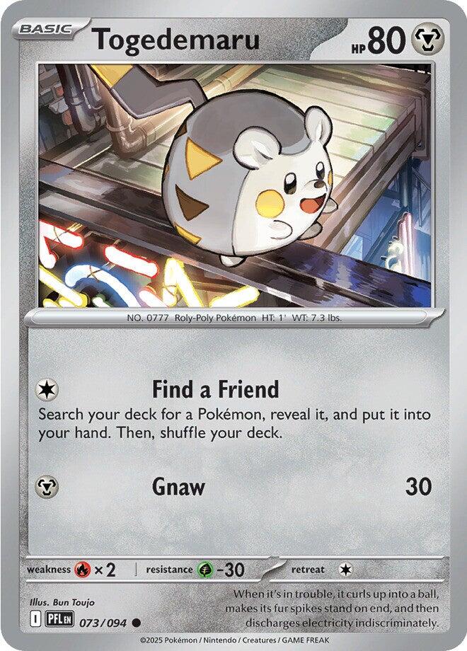 Togedemaru (073/094) [Mega Evolution: Phantasmal Flames] | Exor Games Summserside
