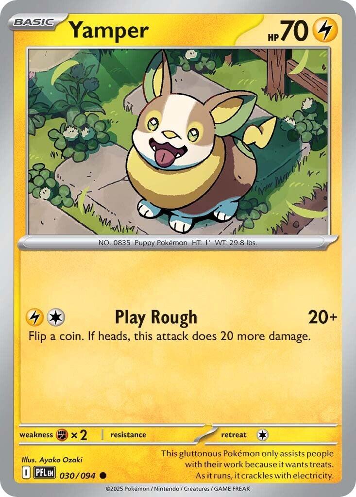 Yamper (030/094) [Mega Evolution: Phantasmal Flames] | Exor Games Summserside