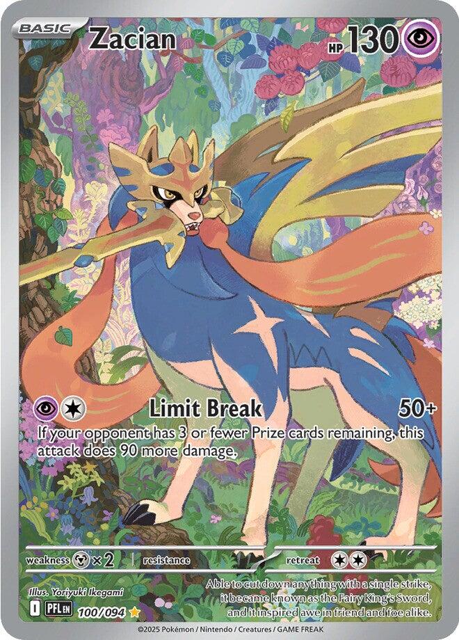 Zacian (100/094) [Mega Evolution: Phantasmal Flames] | Exor Games Summserside