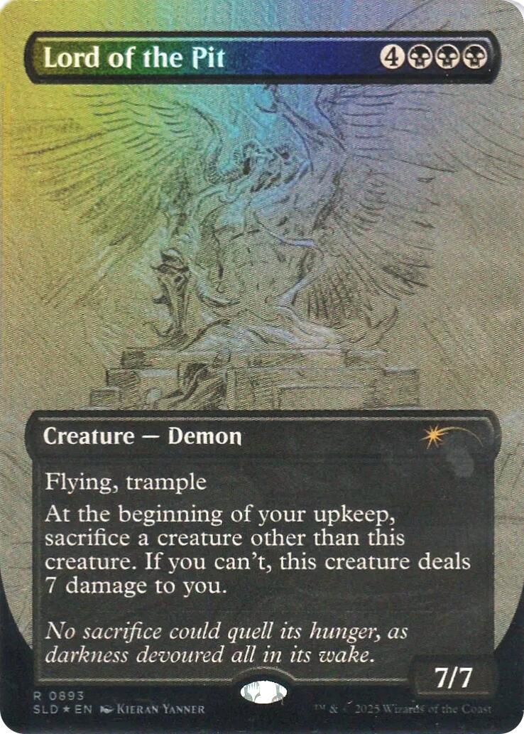 Lord of the Pit (Sketch Showcase) (Rainbow Foil) [Secret Lair Drop Series] | Exor Games Summserside