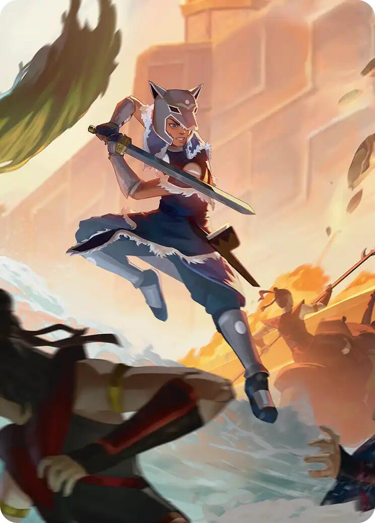 Sokka's Charge Art Card [Avatar: The Last Airbender Art Series] | Exor Games Summserside