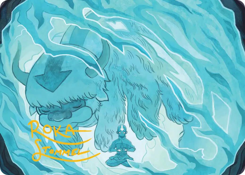 Aang's Iceberg 2 Art Card (Gold-Stamped Signature) [Avatar: The Last Airbender Art Series] | Exor Games Summserside