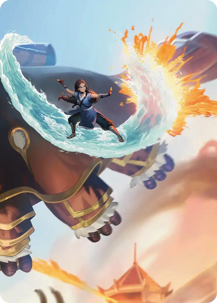 Katara's Reversal Art Card [Avatar: The Last Airbender Art Series] | Exor Games Summserside
