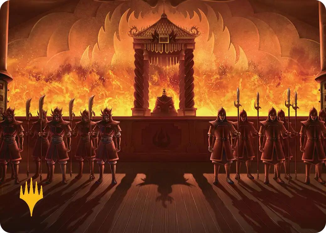 Fire Lord Ozai Art Card (Gold-Stamped Planeswalker Symbol) [Avatar: The Last Airbender Art Series] | Exor Games Summserside