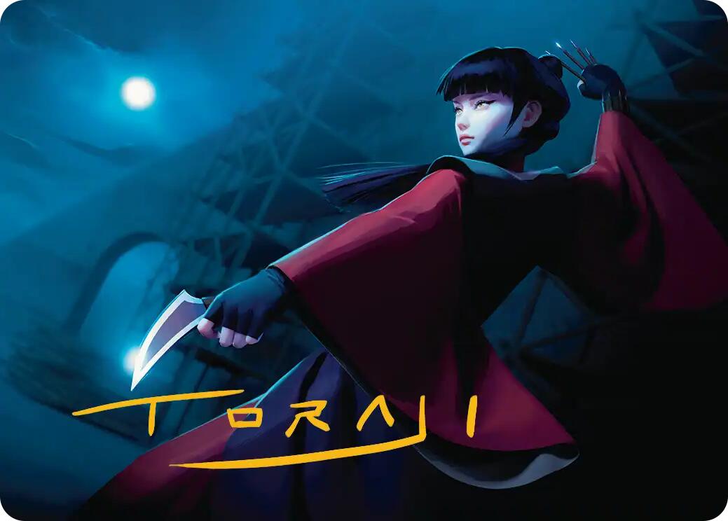 Mai, Jaded Edge Art Card (Gold-Stamped Signature) [Avatar: The Last Airbender Art Series] | Exor Games Summserside