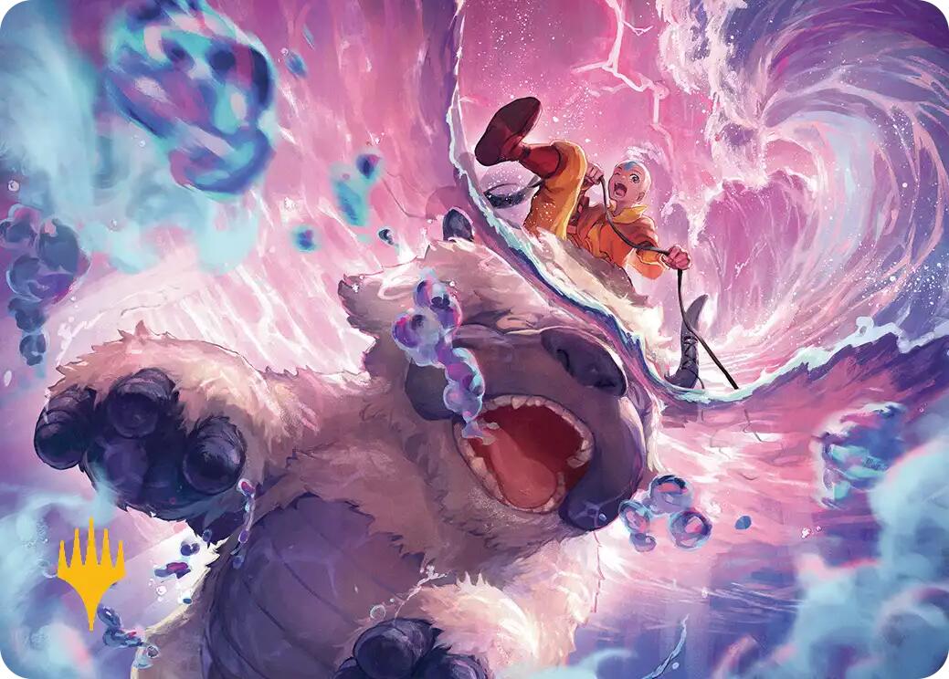 Storm of Memories Art Card (Gold-Stamped Planeswalker Symbol) [Avatar: The Last Airbender Art Series] | Exor Games Summserside