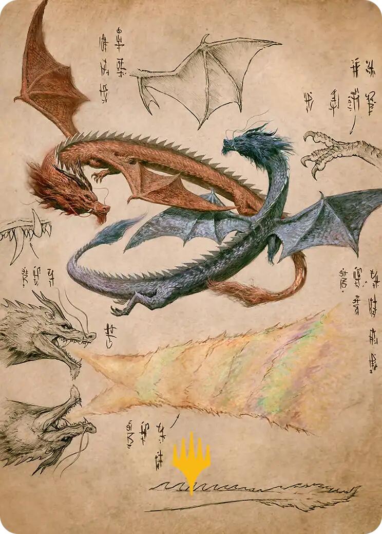 Ran and Shaw Art Card (Gold-Stamped Planeswalker Symbol) [Avatar: The Last Airbender Art Series] | Exor Games Summserside