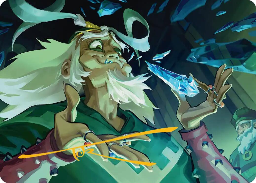 Bumi, King of Three Trials Art Card (Gold-Stamped Signature) [Avatar: The Last Airbender Art Series] | Exor Games Summserside