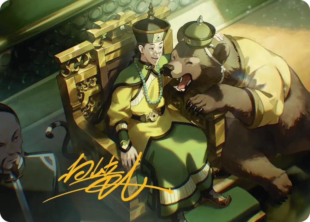 The Earth King Art Card (Gold-Stamped Signature) [Avatar: The Last Airbender Art Series] | Exor Games Summserside