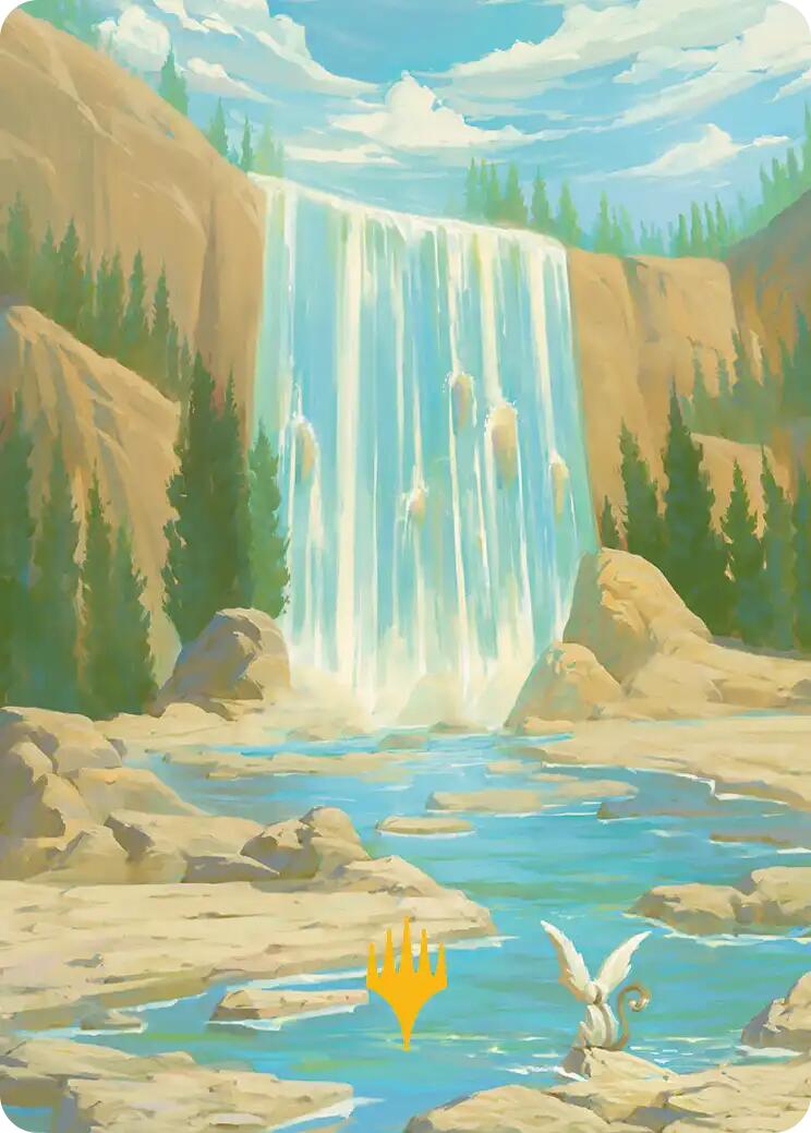 Island Art Card (Gold-Stamped Signature) [Avatar: The Last Airbender Art Series] | Exor Games Summserside