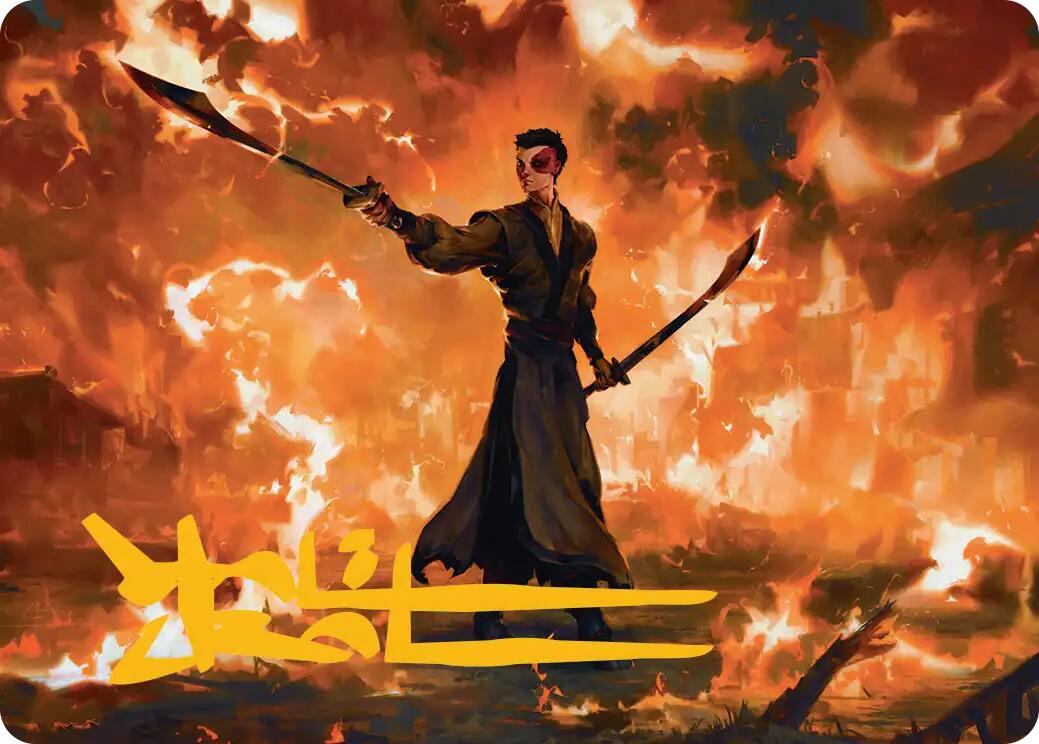 Zuko, Conflicted Art Card (Gold-Stamped Signature) [Avatar: The Last Airbender Art Series] | Exor Games Summserside