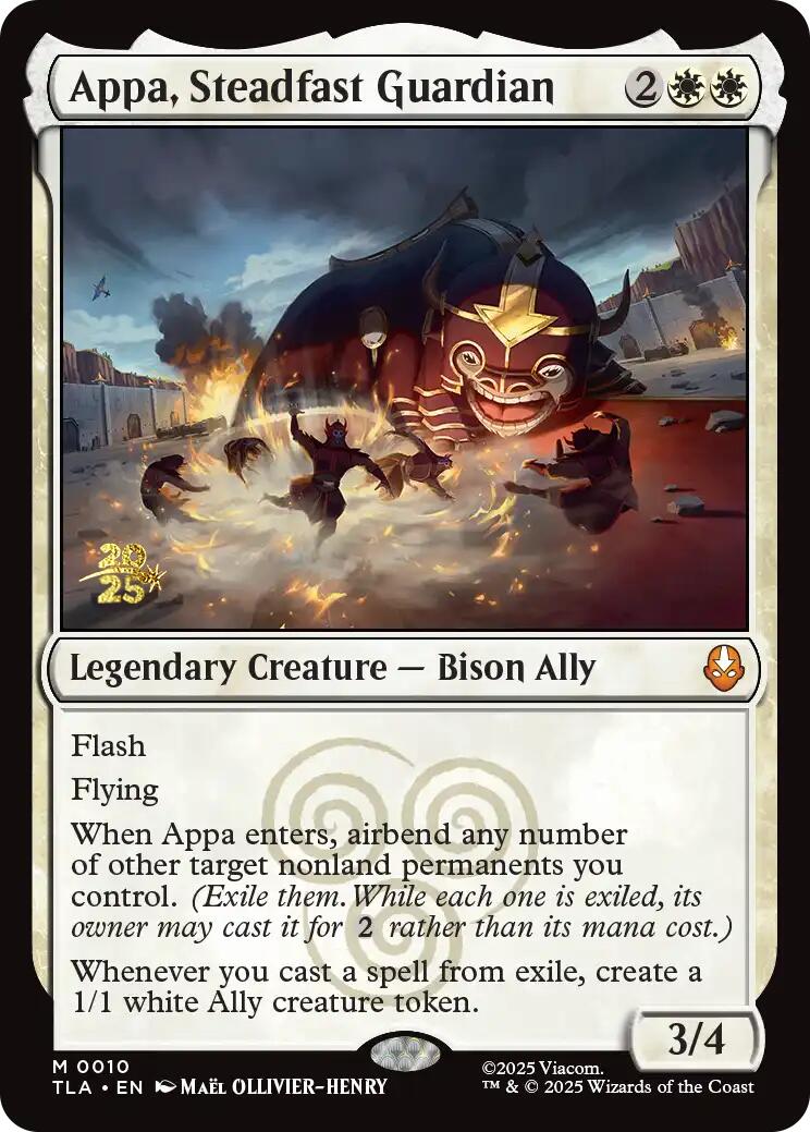 Appa, Steadfast Guardian [Avatar: The Last Airbender Prerelease Cards] | Exor Games Summserside
