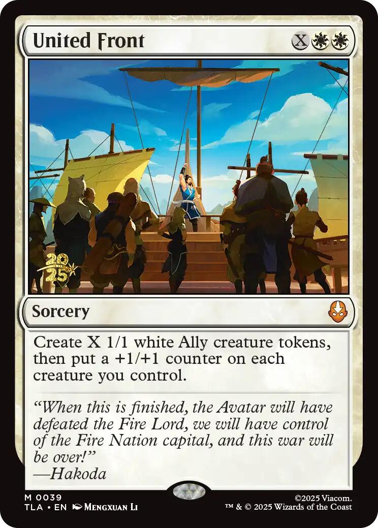 United Front [Avatar: The Last Airbender Prerelease Cards] | Exor Games Summserside