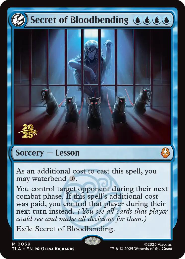 Secret of Bloodbending [Avatar: The Last Airbender Prerelease Cards] | Exor Games Summserside