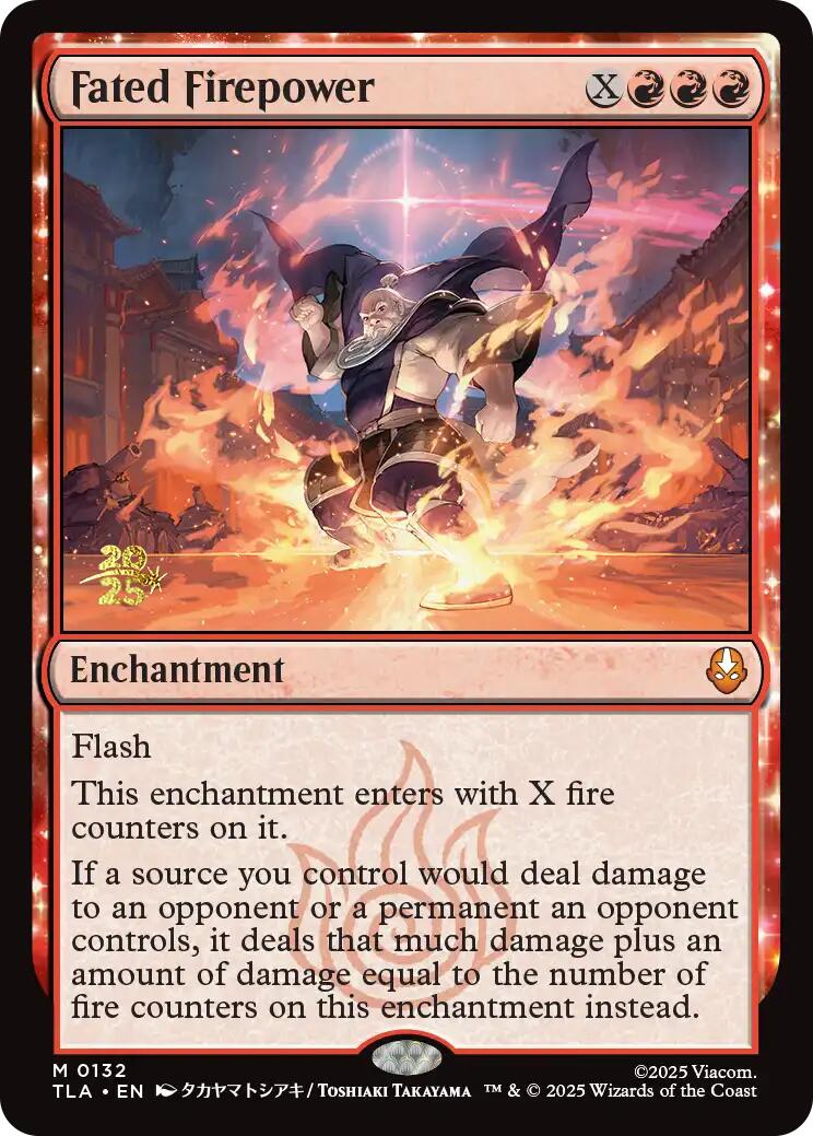 Fated Firepower [Avatar: The Last Airbender Prerelease Cards] | Exor Games Summserside