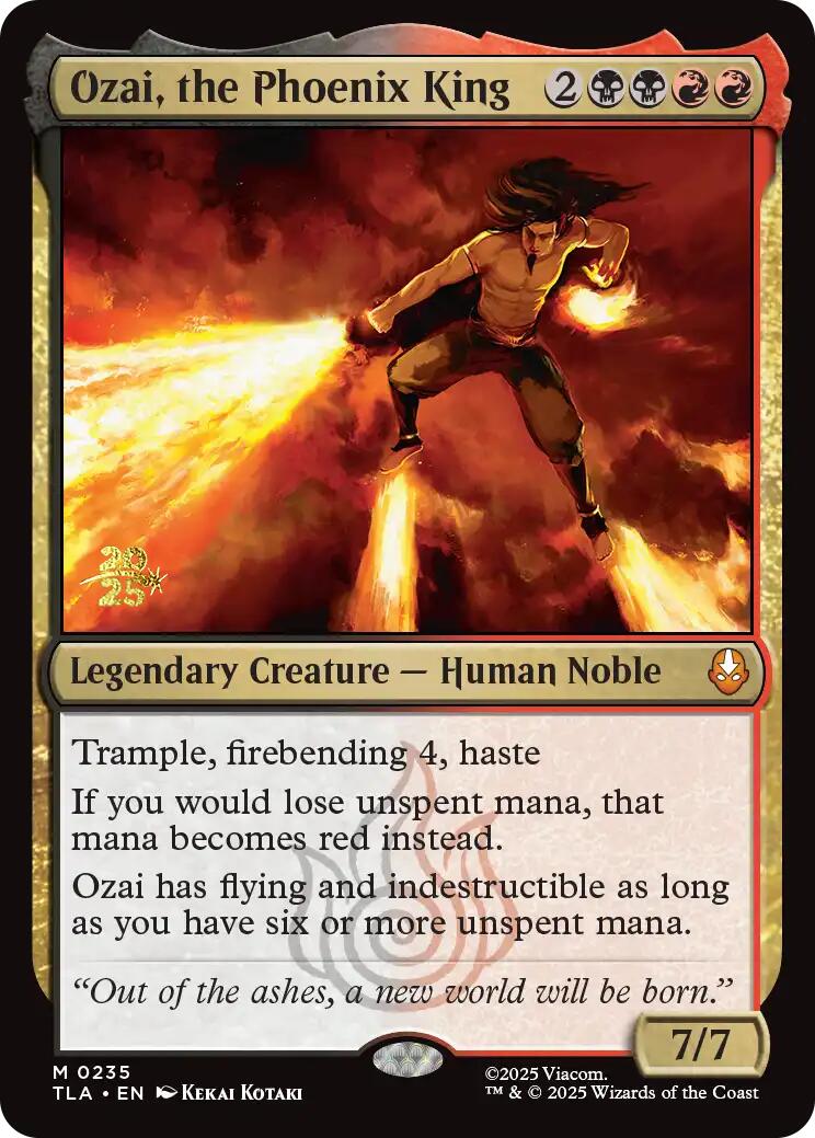 Ozai, the Phoenix King [Avatar: The Last Airbender Prerelease Cards] | Exor Games Summserside