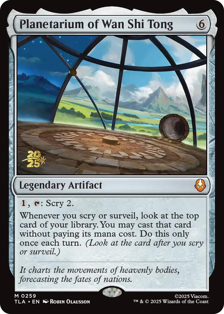 Planetarium of Wan Shi Tong [Avatar: The Last Airbender Prerelease Cards] | Exor Games Summserside
