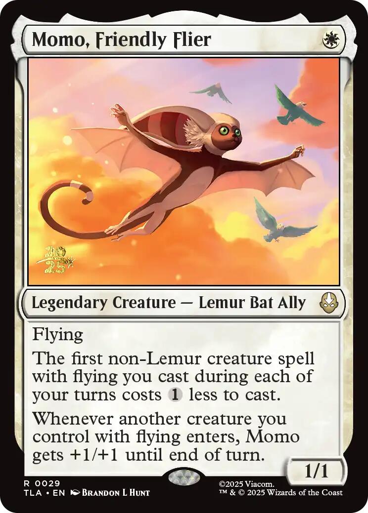 Momo, Friendly Flier [Avatar: The Last Airbender Prerelease Cards] | Exor Games Summserside