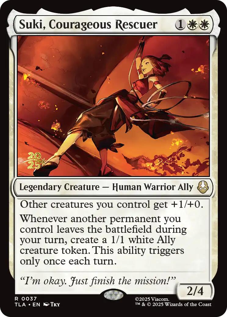 Suki, Courageous Rescuer [Avatar: The Last Airbender Prerelease Cards] | Exor Games Summserside