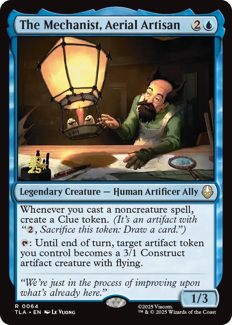 The Mechanist, Aerial Artisan [Avatar: The Last Airbender Prerelease Cards] | Exor Games Summserside