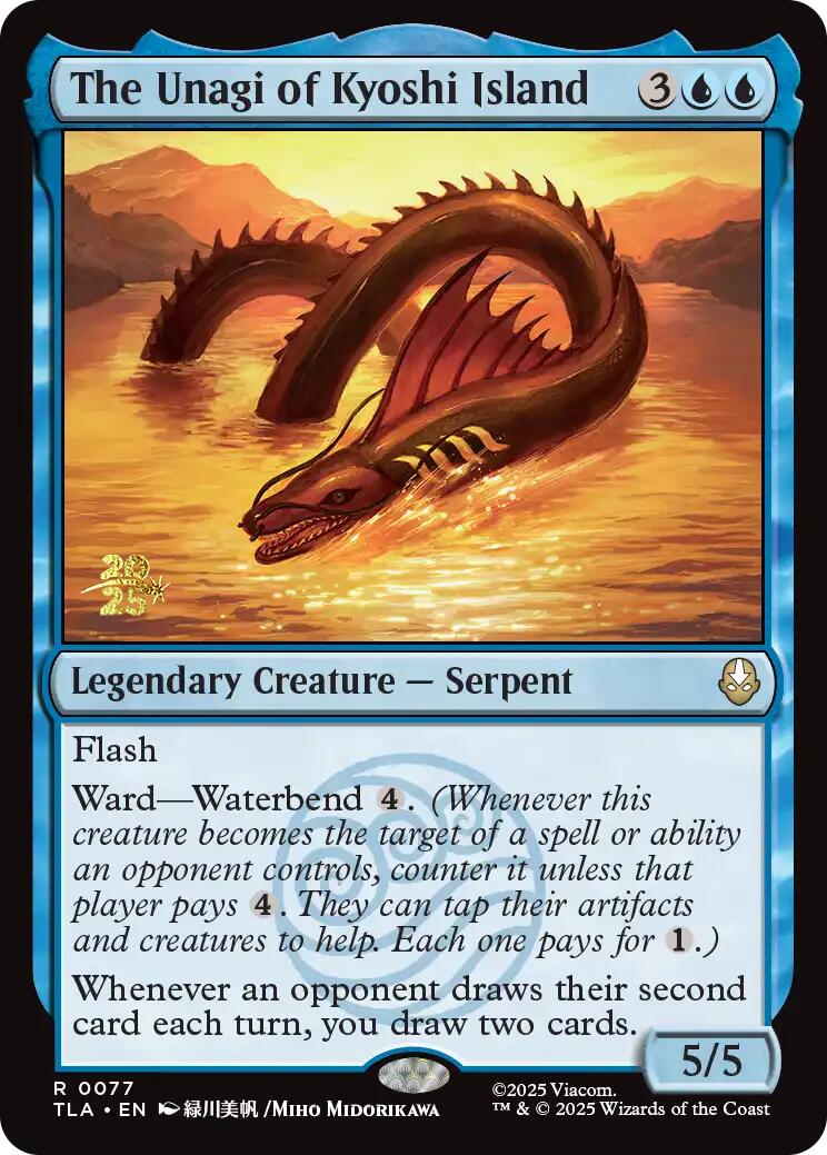 The Unagi of Kyoshi Island [Avatar: The Last Airbender Prerelease Cards] | Exor Games Summserside