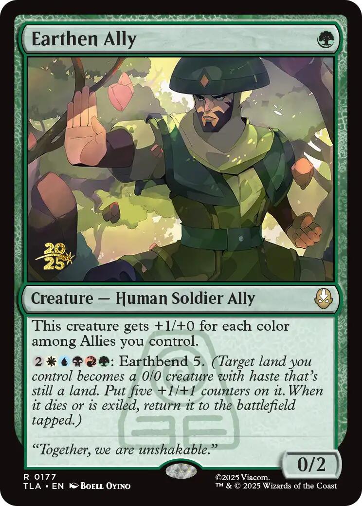 Earthen Ally [Avatar: The Last Airbender Prerelease Cards] | Exor Games Summserside