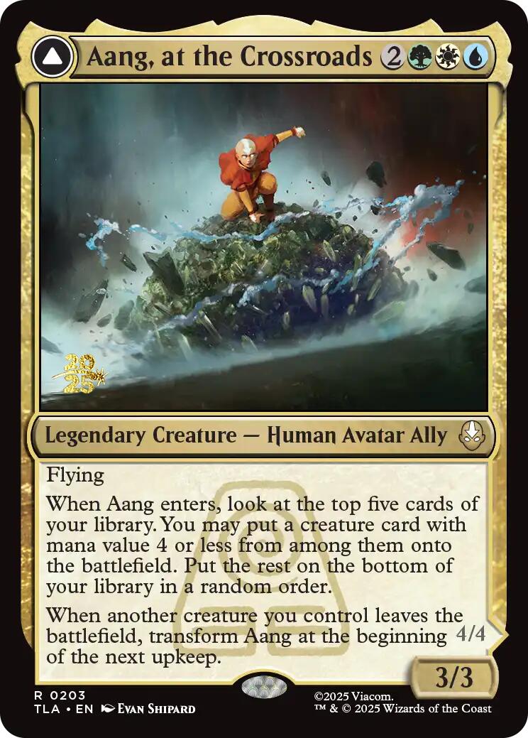 Aang, at the Crossroads [Avatar: The Last Airbender Prerelease Cards] | Exor Games Summserside