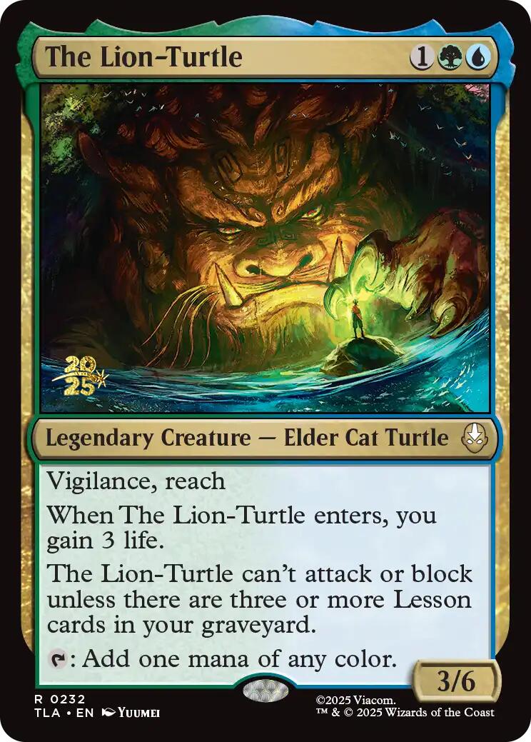 The Lion-Turtle [Avatar: The Last Airbender Prerelease Cards] | Exor Games Summserside