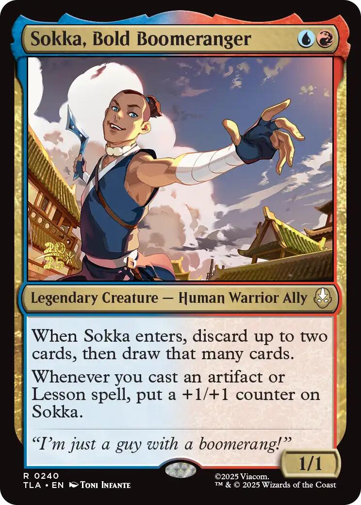 Sokka, Bold Boomeranger [Avatar: The Last Airbender Prerelease Cards] | Exor Games Summserside