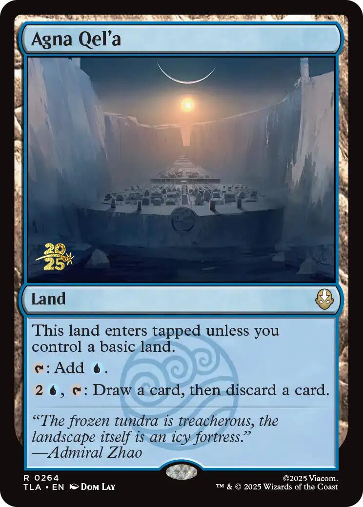 Agna Qel'a [Avatar: The Last Airbender Prerelease Cards] | Exor Games Summserside