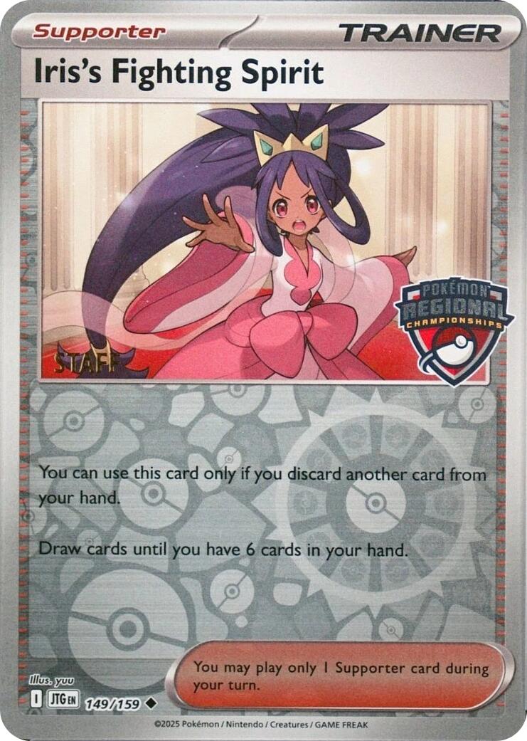 Iris's Fighting Spirit (149/159) (Regional Championships) (Staff) [League & Championship Cards] | Exor Games Summserside