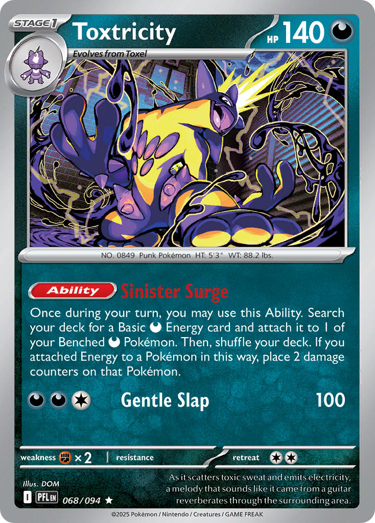 Toxtricity (068/094) (Theme Deck Exclusive) [Mega Evolution: Phantasmal Flames] | Exor Games Summserside