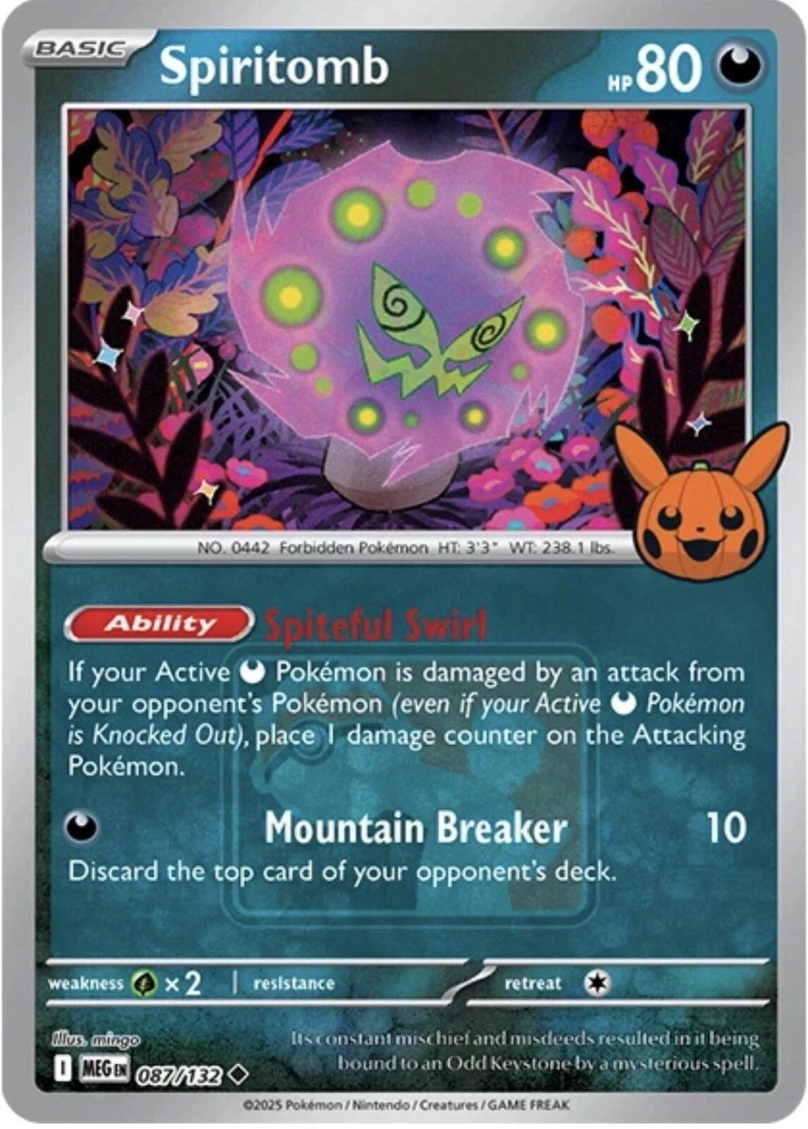 Spiritomb (087/132) (Trick or Trade Stamped) [Miscellaneous Cards] | Exor Games Summserside
