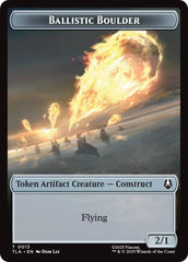 Ballistic Boulder // Soldier (0011) Double-Sided Token [Avatar: The Last Airbender Tokens] | Exor Games Summserside