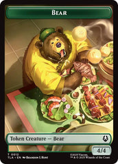 Bear // Food (0020) Double-Sided Token [Avatar: The Last Airbender Tokens] | Exor Games Summserside